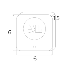 Magnetic MA0014 Bramka Zigbee 3.0 TUYA 450-uniwersalny Tuya GW006 Maxlight