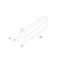 Zasilacz wewnętrzny 300W do szyn magnetycznych czarny MA0031 MaxLight