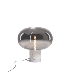 Lampa Stołowa Moonstone Smoke Glass + White Marble T0055 MAXLIGHT - zdjęcie produktu