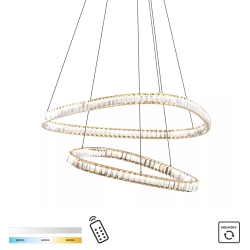 ATHESA MD3169-2-3GT LAMPA WISZĄCA z pilotem ZŁOTA Zuma Line - zdjęcie produktu