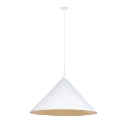 Lampa wisząca Vesuvio biały/złoty M 1xE27 41027 Sigma - zdjęcie produktu