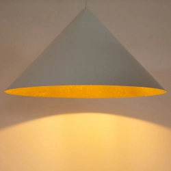 Lampa wisząca Vesuvio biały/złoty M 41027 Sigma