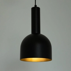Lampa wisząca VITRUM dzwonek czarny 41107 Sigma