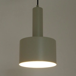 Lampa wisząca VITRUM walec szary beż 41106 Sigma