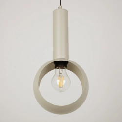 Lampa wisząca VITRUM oczko szary beż 41105 Sigma
