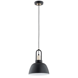 Lampa wisząca MIRAVE CZARNO-ZŁOTA 1xE27 61310 ALFA