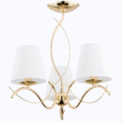 Lampa wisząca MONZA ZŁOTA 3xE14 27613 ALFA