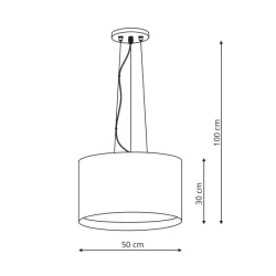 kinkiecik.pl Hudson wisząca biała LP-043/1P WH Light Prestige