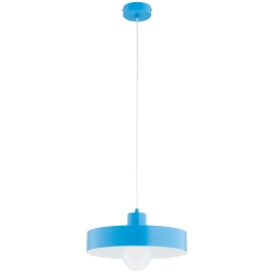 Lampa wisząca NEVERA NIEBIESKA 1xE27 34cm 61446 ALFA