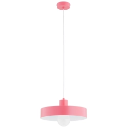 Lampa wisząca NEVERA RÓŻOWA 1xE27 34cm 61449 ALFA