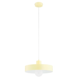 Lampa wisząca NEVERA ŻÓŁTA 1xE27 34cm 61450 ALFA