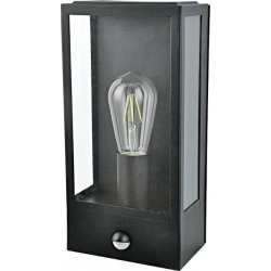 Niklas Wall Sensor (black) AZ4487 E27 1x MAX 60W IP44 GLASS METAL AZZARDO