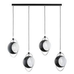 Lampa wisząca OLIMPIA CZARNA 4xE27 63159 ALFA