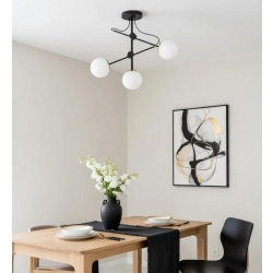 Lampa wisząca Olimp czarna złota 3xE14 62554 ALFA