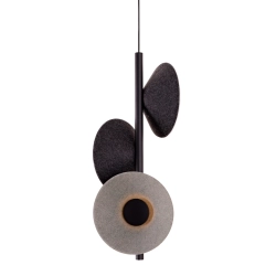 Lampa wisząca Puro Black&grey P0562 MaxLight