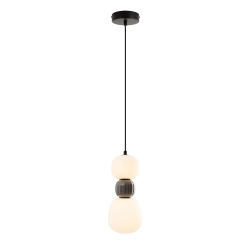 Lampa wisząca Modern 13w, Opal + Dark Grey P0629 MaxLight - zdjęcie produktu