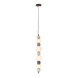 Lampa wisząca Modern 32w, Opal + Dark Grey+medium Brown+light Grey P0631 MaxLight
