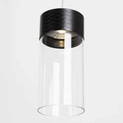 Lampa Wisząca Fusion Czarna P0640 MaxLight