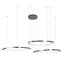 Lampa Wisząca Cayenne 3 Brushed Black P0663D MaxLight - zdjęcie produktu