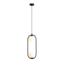 LAMPA WISZĄCA RIVA 2 CZARNY 1086H1 ALDEX - zdjęcie produktu