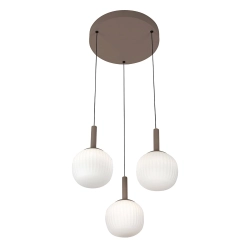 Lampa wisząca Montes PND-02217-3-BRO ITALUX