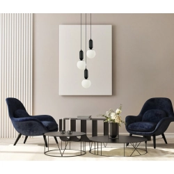 Lampa wisząca Aldeva PND-02340-3S-BK Italux - zdjęcie produktu