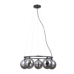 Lampa wisząca Molite PND-1098-5R-BK Italux