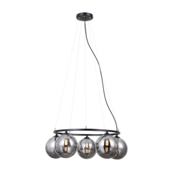 Lampa wisząca Molite PND-1098-5R-BK Italux