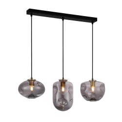 Lampa wisząca Hatella PND-112038-3-BRO+SG Italux - zdjęcie produktu