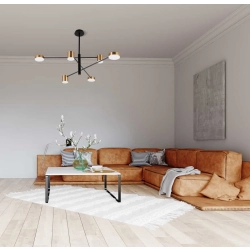 Lampa wisząca Remdal PND-16374-6-BK-GD-3K Italux - zdjęcie 2