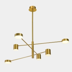 Lampa wisząca Remdal PND-16374-6-COP-GD-4K Italux - zdjęcie produktu