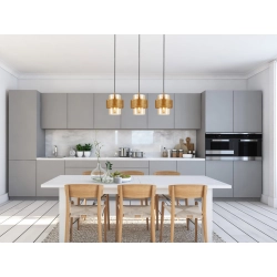 Lampa wisząca Vinoti PND-22132-3S-GD-AMB Italux