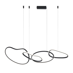 Lampa wisząca Fonte PND-22412-S4-BK Italux