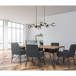 Lampa wisząca ERIMIDA PND-2244-8A-BL Italux - zdjęcie 2