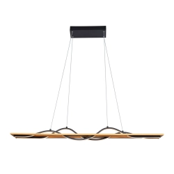 Lampa wisząca Conato PND-23848-30W-BK-GD Italux