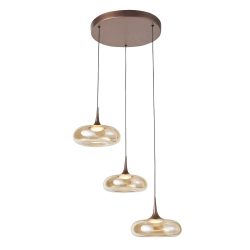 Lampa wisząca Tenele PND-24028-3A-COPP ITALUX