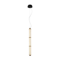 Lampa wisząca Sanpo PND-26384-3V-GD-CL Italux
