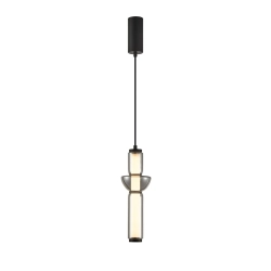 Lampa wisząca Bruni PND-27372-1-19W-BK Italux