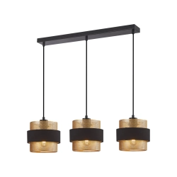 Lampa wisząca Bans PND-27467-3-BK-GD Italux