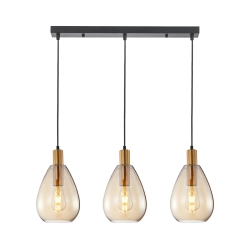 Lampa wisząca Zulo PND-27812-3-BRO-AMB Italux