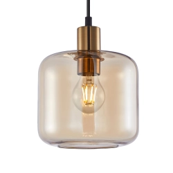 Lampa wisząca Zona PND-29257A-1-BRO-AMB Italux