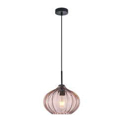 Lampa wisząca Pansol PND-2940-1S-BK-CF Italux
