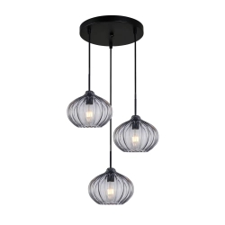 Lampa wisząca Pansol PND-2940-3AS-BK-SG2 Italux