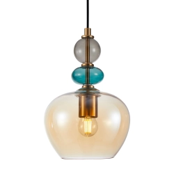 Lampa wisząca Busco PND-30263-1A-BRO-AMB Italux