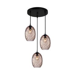 Lampa wisząca Novala PND-3031-3A-BK-CF Italux