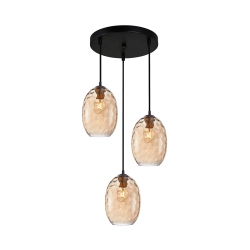 Lampa wisząca Novala PND-3031-3A-BRO-AMB Italux