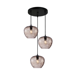 Lampa wisząca Bresco PND-3033-3A-BK-CF Italux