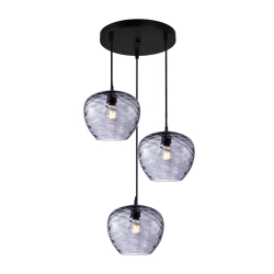 Lampa wisząca Bresco PND-3033-3A-BK-SG Italux