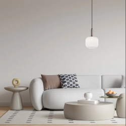Lampa wisząca Penzi PND-31981-1S-SC-WH ITALUX