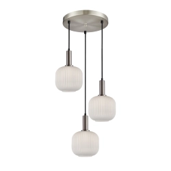 Lampa wisząca Penzi PND-31981-3S-SC-WH ITALUX